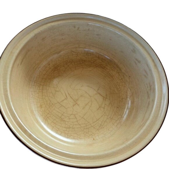 Vintage 1970s Pfaltzgraff Village 3 Qt Casserole with Lid Stoneware Made in USA - Picture 4 of 10